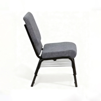 Chaises empilables en fer épaissi bon marché pour hôtels, salles à manger, chambres, auditoriums, conférences, événements, églises, pour usage extérieur