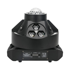 Đèn sân khấu Mighty Phantom 150W IP33, phạm vi chiếu sáng cực rộng, đèn <span class=keywords><strong>LED</strong></span> RGBW đa hiệu ứng <span class=keywords><strong>DMX512</strong></span>, đèn tiệc, OEM/ODM - Product Image 1