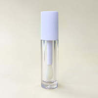 Tubes de brillant à lèvres de luxe vides 4 ml, personnalisables avec logo, en plastique, pour baume à lèvres et huile à lèvres, contenants cosmétiques pour marques de cosmétiques