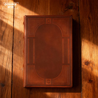 Carnet de notes A5 avec couverture en cuir véritable et logo personnalisé