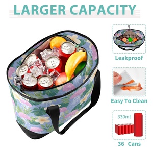 Grand sac isotherme écologique pour courses, épicerie et pique-nique, personnalisable sur demande - Product Image 5