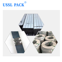 Tendeur-scelleur pneumatique FTL/FTS-19-25-32 pour bandes métalliques, idéal pour palettes en acier lourd et bobines – Machine pneumatique de cerclage d'acier