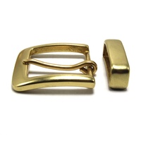 35mm conception complète en stock boucles de ceinture en laiton massif barre d'extrémité boucle de barre de talon pour hommes accessoires de boucle de ceinture de Cowboy