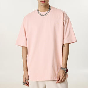 Camiseta de Manga Corta para Hombre, 100% Algodón, Tejido de Punto, Color Sólido, Informal, Básica, Transpirable, Corte Regular, Ligera para Verano - Product Image 4