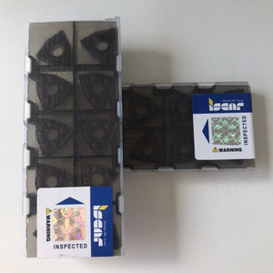 เม็ดมีดคาร์ไบด์ WNMG 080408-TF IC907 ยี่ห้อ Iscar ขนาด 20 มม. ความหนา 2.0 มม. เคลือบ PCD สำหรับเครื่องกลึง CNC และเครื่องกัด  มีสินค้าในสต็อก OEM - Product Image 4