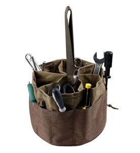 Échantillon gratuit : Sac de rangement pour outils avec 17 poches, cordon de serrage souple, poignée en sangle de nylon pour électricien, chauffagiste, climatiseur - Product Image 4