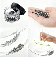 Perles de nettoyage de cuisine en acier inoxydable poli, dureté HRC32, durables, fourniture directe d'usine ZDBALLS