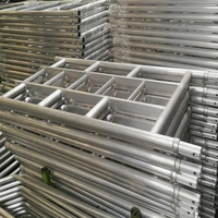 Échafaudage roulant multifonctionnel en aluminium avec plateau à outils pour l'entretien électrique Échafaudage multifonctionnel en aluminium
