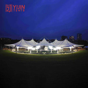 Q235 Steel PVDF PTFE <b>Shade</b> Tennis Court Membrane Structure Stadium Tennis Court Canopy Roof Tensile <b>Tent</b> - Product Image 1