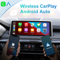 Modul CarPlay Nirkabel STWEI Android Auto Player Untuk BMW X5 F15 2017-2021 Sistem EVO Mendukung Musik Bluetooth