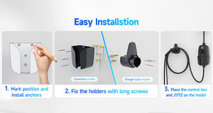 16A 32A 3.5KW 7KW Type1 GBT Mobile EV Cargador Vehículo eléctrico Estación de carga rápida Cargador portátil EV - Product Image 6