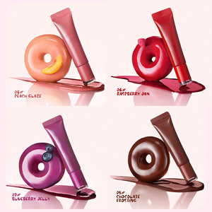 Mỹ phẩm trang điểm giữ ẩm mỹ phẩm không thấm nước cao tỏa sáng Donut Applicator nuôi dưỡng Tinted Lipgloss đầy đặn Lip Gloss - Product Image 6