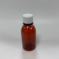 Vente en gros personnalisation 30/50/60/100/120/150/180/200/250/300/500ml sirop contre la toux médicale dans une bouteille en plastique