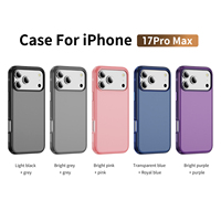 Coque arrière rigide pour iPhone 17 Pro Max 17 Air, anti-rayures, mate, givrée, en PC, pour iPhone 16E 15 14 Plus 12 13