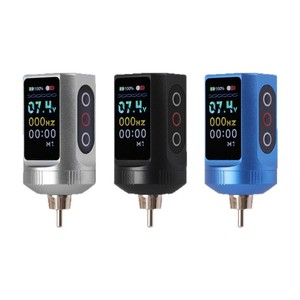 Alimentation sans fil Yuanyun pour tatouage, écran couleur 71x30mm, mini transformateur 2000mAh pour machines à tatouer - Product Image 1