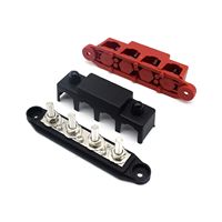 Barres omnibus cc barre de Distribution d'alimentation 250A 12V barre omnibus 4 voies avec couvercle pour bateau marin de voiture automatique