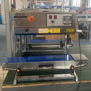 Máquina <span class=keywords><strong>de</strong></span> sellado continuo vertical automática Sellador <span class=keywords><strong>de</strong></span> banda continua <span class=keywords><strong>de</strong></span> acero inoxidable Impresión <span class=keywords><strong>de</strong></span> <span class=keywords><strong>bolsas</strong></span> <span class=keywords><strong>de</strong></span> plástico para alimentos para mascotas y café - Product Image 5