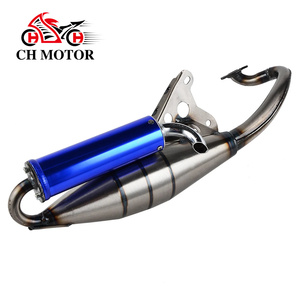 Tubo de Escape para Scooter, Ciclomotor <span class=keywords><strong>Yamaha</strong></span> <span class=keywords><strong>JOG</strong></span> Breeze Minelli, Scooter de 50cc y 2 Tiempos - Product Image 1