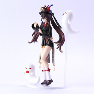 Figurines d'Anime <span class=keywords><strong>Hutao</strong></span>, Figurines d'Action Keqing Genshin Impact, Artisanat en Plastique - Product Image 3