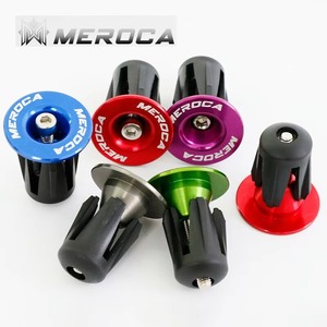 MEROCA 1 paire de bouchons d'extrémité de guidon en alliage d'aluminium pour VTT et vélo de route, accessoires de vélo - Product Image 1