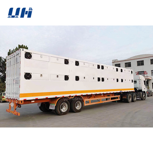 Marque YIHAI 2 essieux 20 /30 bétail et moutons transport d'animaux semi-remorque piquet clôture semi-remorque - Product Image 6