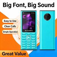 Téléphone portable 220 Max Wholesale 2,4 pouces, grande batterie, double SIM, téléphone senior, portable, débloqué, téléphones 3G