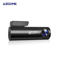 Caméra embarquée AZDOME M300S avec WiFi intégré, GPS, enregistreur de tableau de bord de voiture, UHD 2160P, sans écran, grand angle 150*130, WDR, vision nocturne