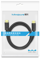 Câble DisplayPort 1.2 Mindpure 4K 60Hz 2K 144Hz 21,6 Gbps, DP vers DP Mâle Triple Blindage pour Moniteur de Jeu Carte Graphique PC