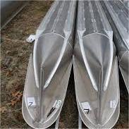 Tubes de ponton de 5m à 12m pour bateau-maison, bateau flottant, bateau de pêche, plateforme de ponton en aluminium, personnalisation possible