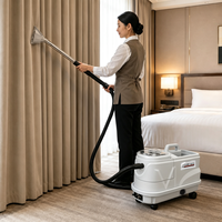 Nettoyeur électrique de tapis, matelas et canapés rembourrés à usage commercial, extracteur de taches à vapeur multi-modes avec pulvérisation, réservoirs de 8L