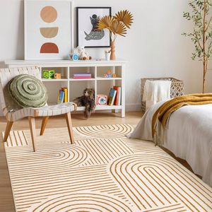 Tappeto Moderno Astratto <span class=keywords><strong>in</strong></span> Nylon Lavabile Antiscivolo Arcobaleno Morbido <span class=keywords><strong>per</strong></span> <span class=keywords><strong>Soggiorno</strong></span> e Camera da Letto - Product Image 1