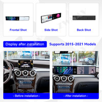 ZWNAV double 12.3 pouces Carplay pour mercedes-benz GLC 2015-2021 multimédia GPS Navi WIFI écran tactile lecteur autoradio Wirecarplay