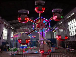 Mini grande roue personnalisée Équipement de parc d'attractions pour enfants d'intérieur Jeux de Noël d'extérieur en métal fabriqués à Zhengzhou - Product Image 2