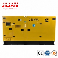 Groupe électrogène diesel silencieux Guangzhou 200 kW 250 kVA 275 kVA 300 kVA à moteur 6CTAA8.3-G9 à faible bruit pour hôpital avec ATS