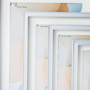 Matte bạc hợp kim nhôm khung ảnh thiết kế đơn giản kim loại khung hình cho bộ sưu tập văn phòng trang trí nội thất - Product Image 5