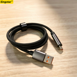 Câble de charge rapide USB C en alliage de zinc HQ 1M, charge rapide intelligente, <span class=keywords><strong>cordon</strong></span> de données 6A Type-C 3.0 3.1 pour <span class=keywords><strong>iPhone</strong></span> Android - Product Image 2