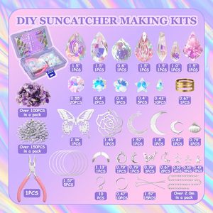 Hot Bán Treo Pha Lê DIY Mặt Trời Chụp Cầu Vồng Pha Lê Bead <span class=keywords><strong>Charms</strong></span> Phù Hợp Cho Nổi Mề Đay Giá Rẻ Giá Pha Lê Mặt Dây Chuyền - Product Image 3