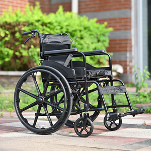 Silla de Ruedas Manual Plegable Ligera con Asiento Inodoro para Uso de Ancianos y Personas con Discapacidad - Product Image 1