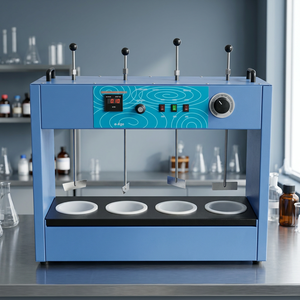 Appareil numérique en acier inoxydable à 4 stations pour l'analyse des matériaux et des échantillons en laboratoire - Product Image 4