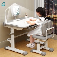 Ensemble de bureau et chaise d'étude pour enfants, design moderne, hauteur réglable, confortable, meubles pour la maison, l'école et le salon