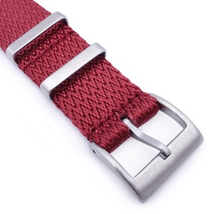 Correas clásicas de nailon de alta calidad, pulsera de color sólido de 20mm y 22mm - Product Image 5