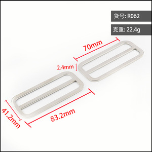 ห่วงรูปตัว D แบบเลื่อนได้ ทำจากโลหะผสมสังกะสี สำหรับกระเป๋า เข็มขัด อุปกรณ์สัตว์เลี้ยง ทนทานต่อการสึกหรอ ปรับได้สองตำแหน่ง สายรัดแบบปรับได้ - Product Image 4