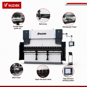 Pressa Piegatrice Idraulica CNC da 40T a 110T, 1600mm a 3200mm con Controller KT15 per Piegatura <span class=keywords><strong>Lamiere</strong></span> - Product Image 3