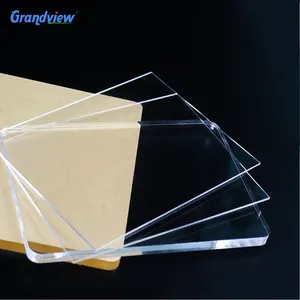 Feuille de plexiglas acrylique en plastique transparent de haute qualité, 4 pieds x 6 pieds