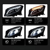 Phares LED modifiés pour Mercedes-Benz GLA 2015-2019, phares LED DRL, clignotants, feux de route, 12V