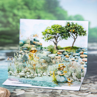 1 rouleau de ruban PET paysage de la série Seine Riverfront thème frais et naturel matériau décoratif