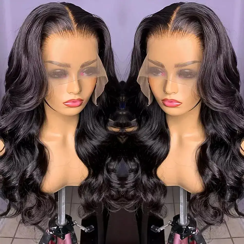 Cheap Brazilian Hair Body Wave Hair Extensions Wigs Human Hair Lace Front Wigs Swiss Hd Lace Frontal Wigs For Black Women Vendor