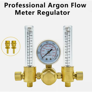 Débitmètre Argon CO2 à double sortie, régulateur de soudage MIG TIG, 3 instruments, compteur de gaz à économie d'énergie - Product Image 4