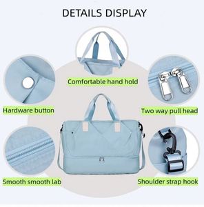 2024 Hot Sale Large Capacity Durable Sports <b>Bag</b> With Women Portable for <b>Gym</b> Exercise <b>Waterproof</b> Fabric <b>Gym</b> <b>Bag</b> Duffle <b>Bags</b> - Product Image 4