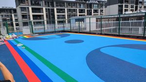 Gruanules de EPDM de superficie de parque infantil de seguridad de grado alimenticio para suelos deportivos, azul cielo FLB303 de <span class=keywords><strong>FN</strong></span>-CY-2507138 - Product Image 3